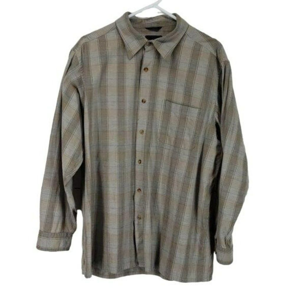 Woods & Gray plaid XL‎ button down shirt
